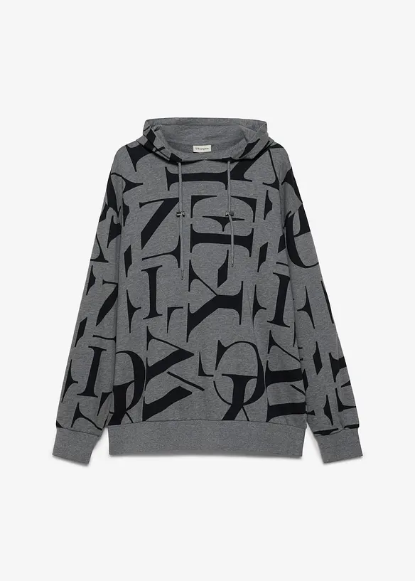 Sweat &agrave; capuche, coupe loose, bonprix