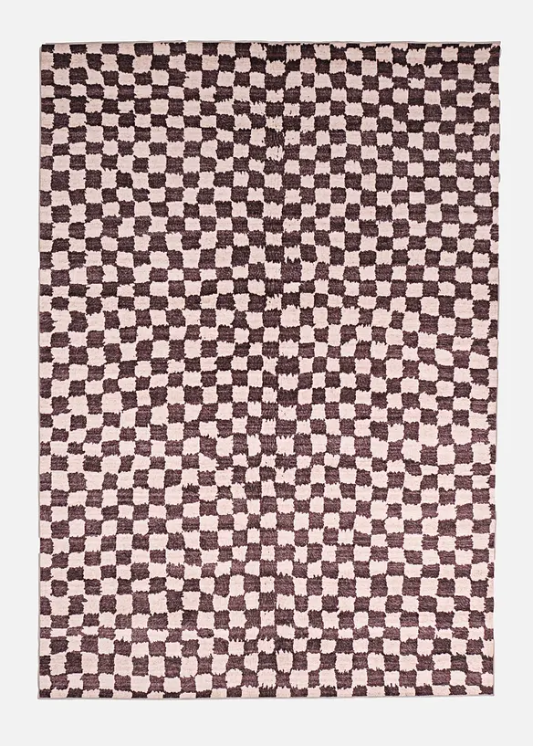 Tapis motif damier, bonprix