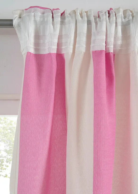 Vorhang mit recyceltem Polyester, auch in extra lang (1er Pack), bonprix