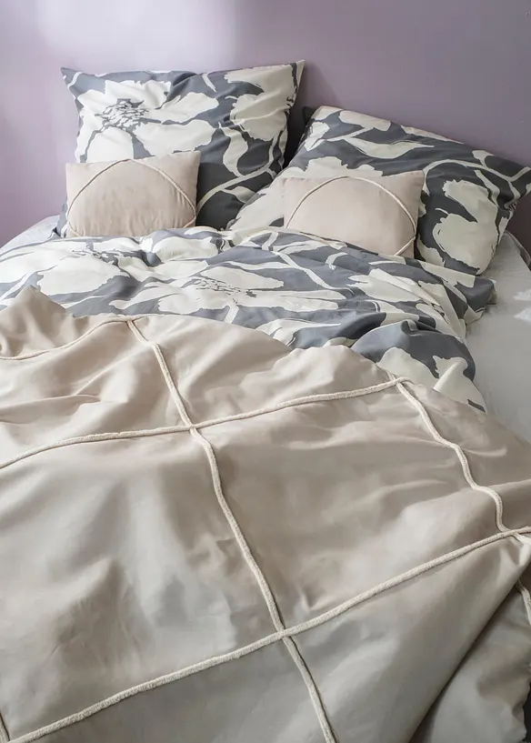 Lot de 2&nbsp;housses de coussin &agrave; rectangles, bonprix
