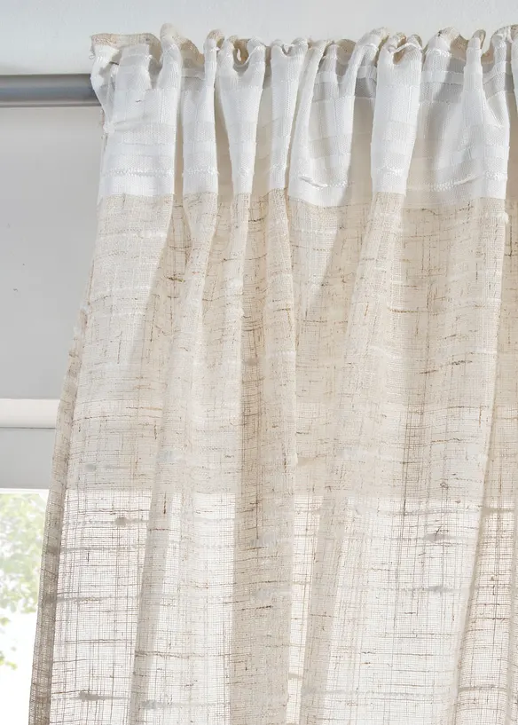 Rideau jacquard textur&eacute;, aussi en XXL (1&nbsp;pce), bonprix