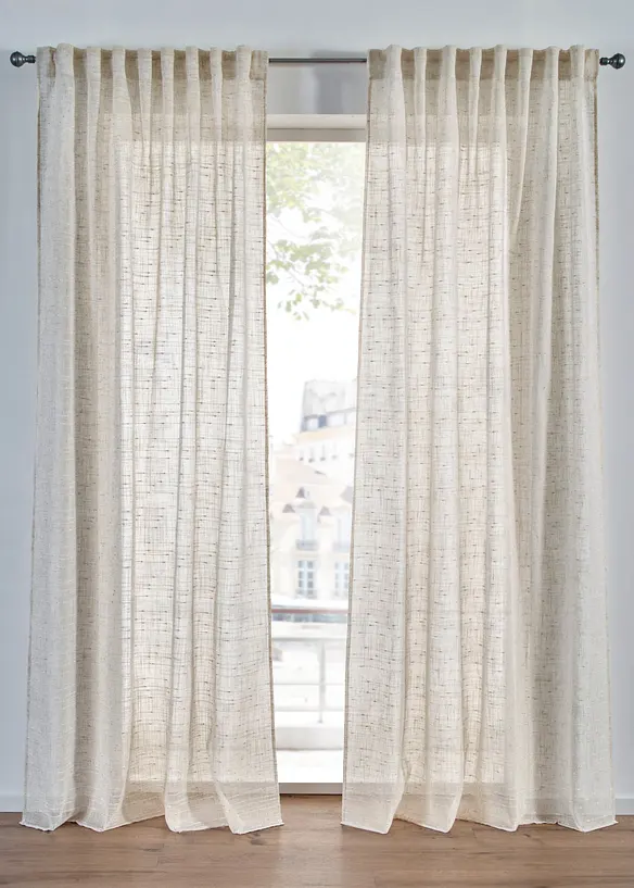 Rideau jacquard textur&eacute;, aussi en XXL (1&nbsp;pce), bonprix
