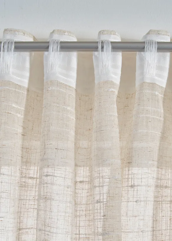 Rideau jacquard textur&eacute;, aussi en XXL (1&nbsp;pce), bonprix