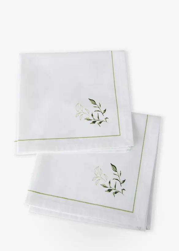 Lot de 2&nbsp;serviettes en coton, bonprix