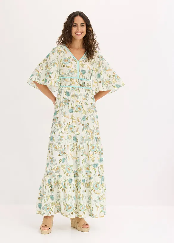 Maxikleid aus flie&szlig;ender Viskose, bonprix