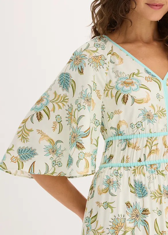 Maxikleid aus flie&szlig;ender Viskose, bonprix