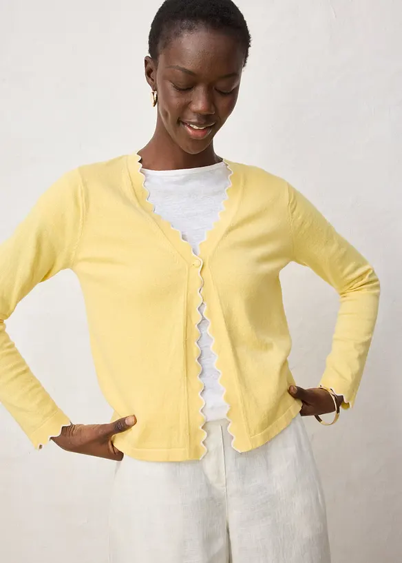 Gilet en fine maille contenant de la soie, bonprix