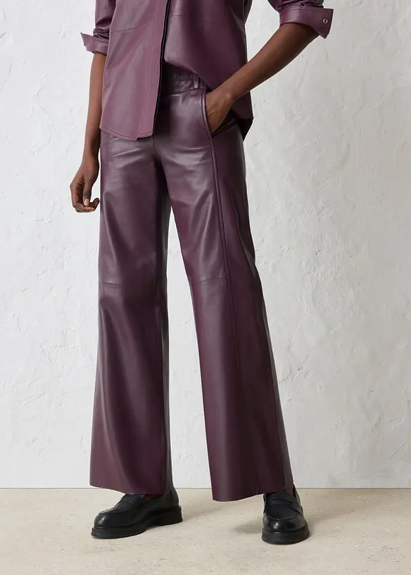 Lammnappa-Marlenehose, bonprix