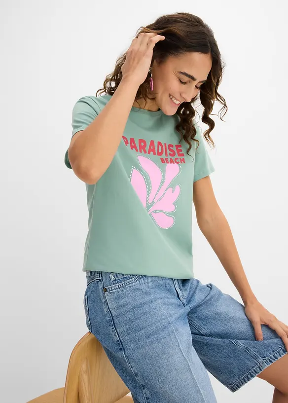 T-Shirt aus Baumwoll-Mix, bonprix