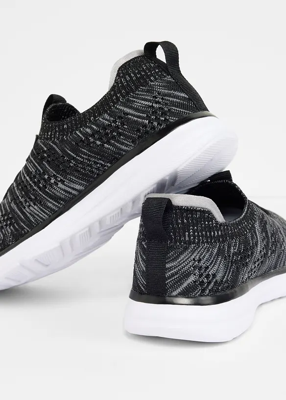 Komfort-Slip-On-Sneaker aus Soft-Material, bonprix