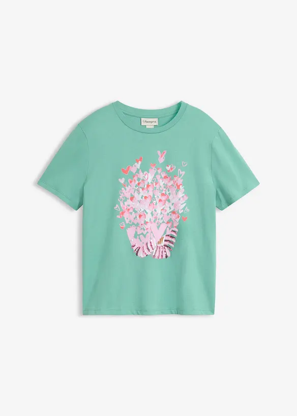 T-Shirt aus reiner Baumwolle, bonprix