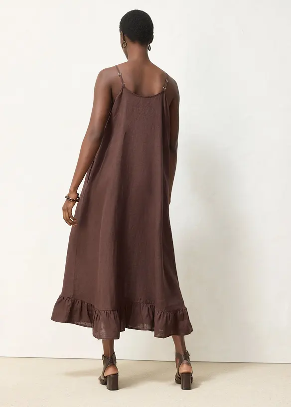 Robe longue 100% lin, bonprix