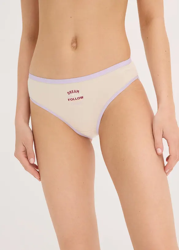 Slip mit weicher Baumwolle (5er Pack), bonprix