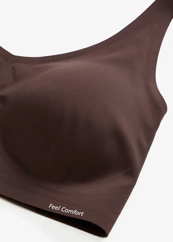 Soutien-gorge moul&eacute; Feel Comfort rembourr&eacute;, sans armatures, d&eacute;coupes laser, bonprix