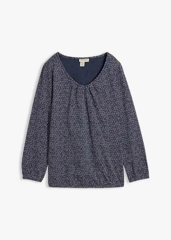 T-shirt manches longues 100% coton, bonprix