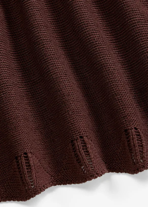 Pull manches courtes avec fil brillant, bonprix