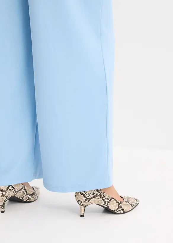 Pantalon en jersey taille haute, bonprix