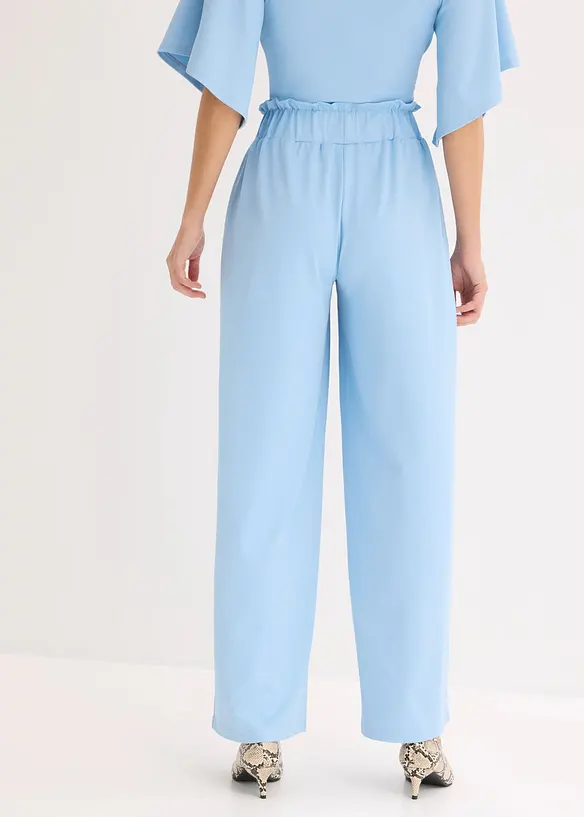 Pantalon en jersey taille haute, bonprix