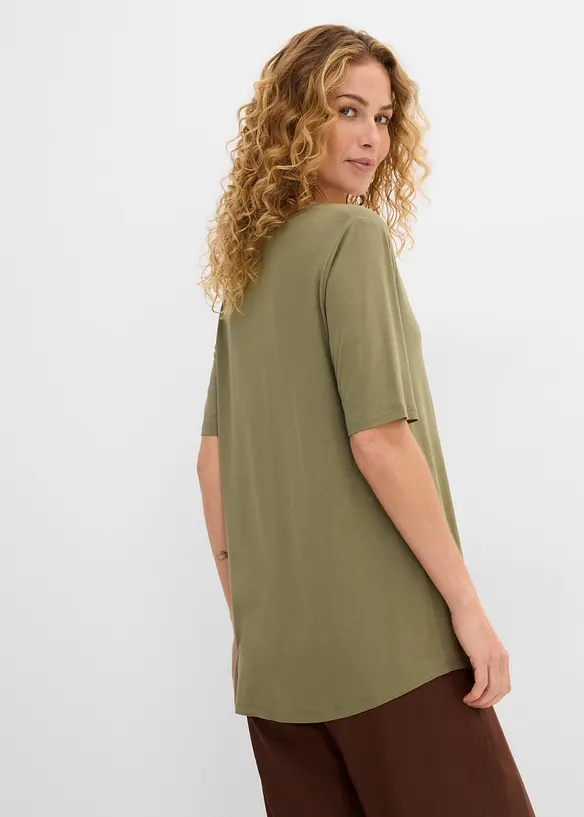 Longshirt aus softer Viskose, bonprix