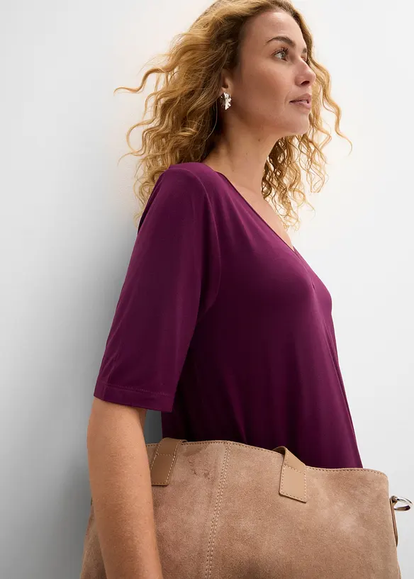 Longshirt aus softer Viskose, bonprix