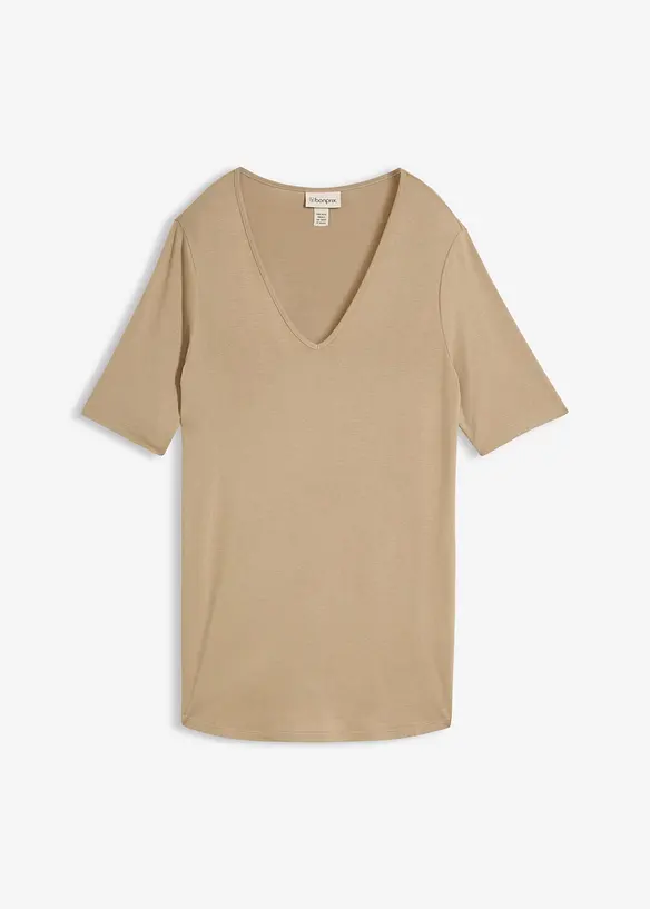 Longshirt aus softer Viskose, bonprix
