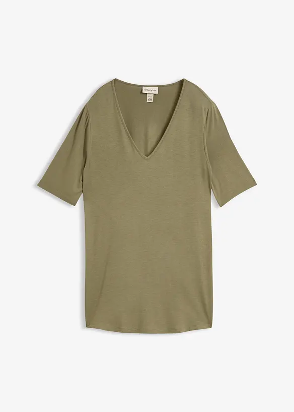 Longshirt aus softer Viskose, bonprix