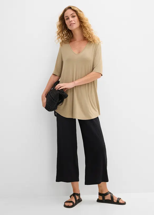Longshirt aus softer Viskose, bonprix