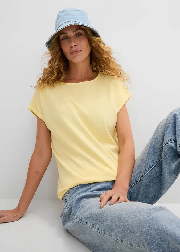 T-Shirt aus reiner Bio-Baumwolle (2er Pack), bonprix