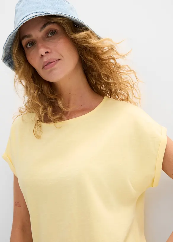 T-Shirt aus reiner Bio-Baumwolle (2er Pack), bonprix