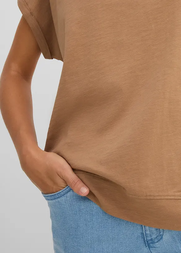 T-Shirt aus reiner Bio-Baumwolle (2er Pack), bonprix