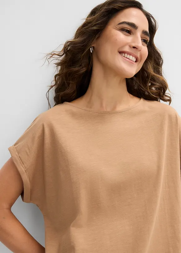 T-Shirt aus reiner Bio-Baumwolle (2er Pack), bonprix