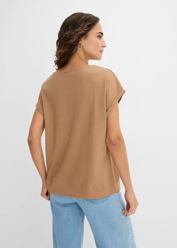 T-Shirt aus reiner Bio-Baumwolle (2er Pack), bonprix
