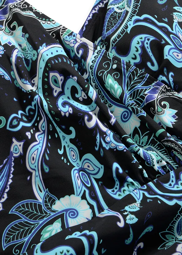 Maillot 1 pi&egrave;ce sculptant, maintien mod&eacute;r&eacute;, bonprix