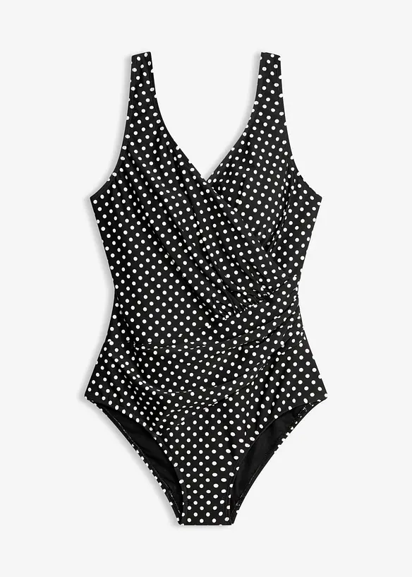 Maillot 1&nbsp;pi&egrave;ce sculptant et crois&eacute;, maintien mod&eacute;r&eacute;, bonprix
