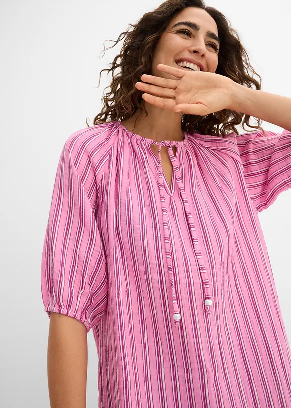Blouse en gaze de coton douce, bonprix