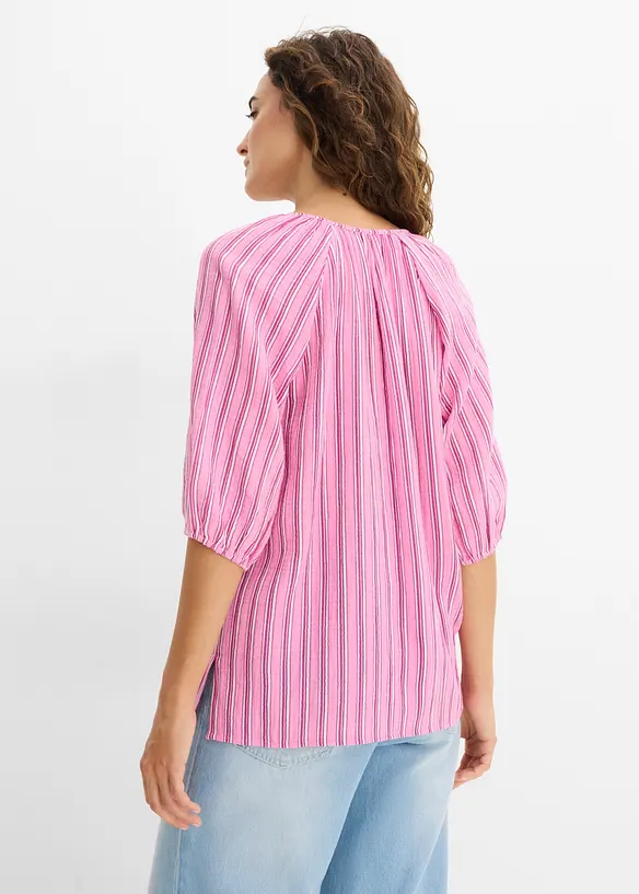 Blouse en gaze de coton douce, bonprix