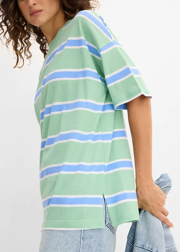 Boxy-Shirt aus Baumwoll- Viskose - Mix, bonprix