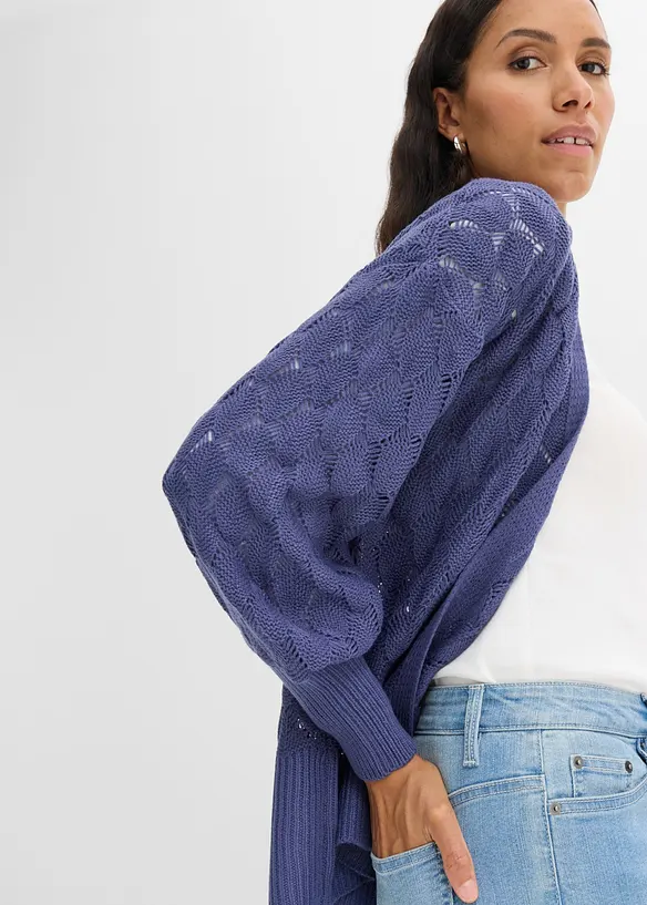 Ajour-Strickjacke, bonprix