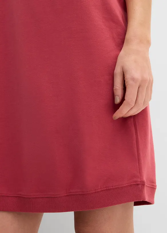 Shirtkleid aus elastischem Baumwoll-Mix, bonprix