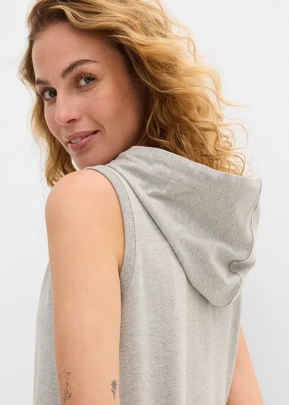 Shirtkleid aus elastischem Baumwoll-Mix, bonprix