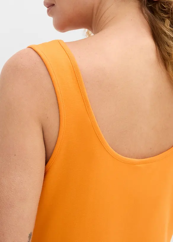 Tanktop mit U-Boot-Ausschnitt (2er Pack), bonprix