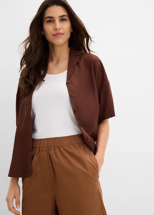 Short taille extensible en coton, bonprix