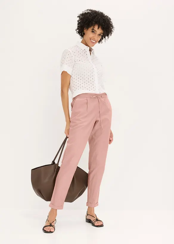 Leinenhose aus einem Leinen-Mix, bonprix