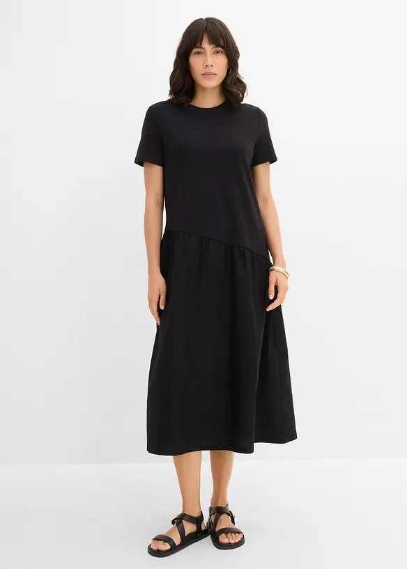 Robe bi-mati&egrave;re, bonprix