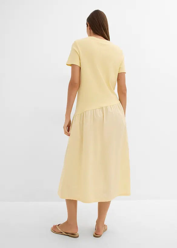 Robe bi-mati&egrave;re, bonprix