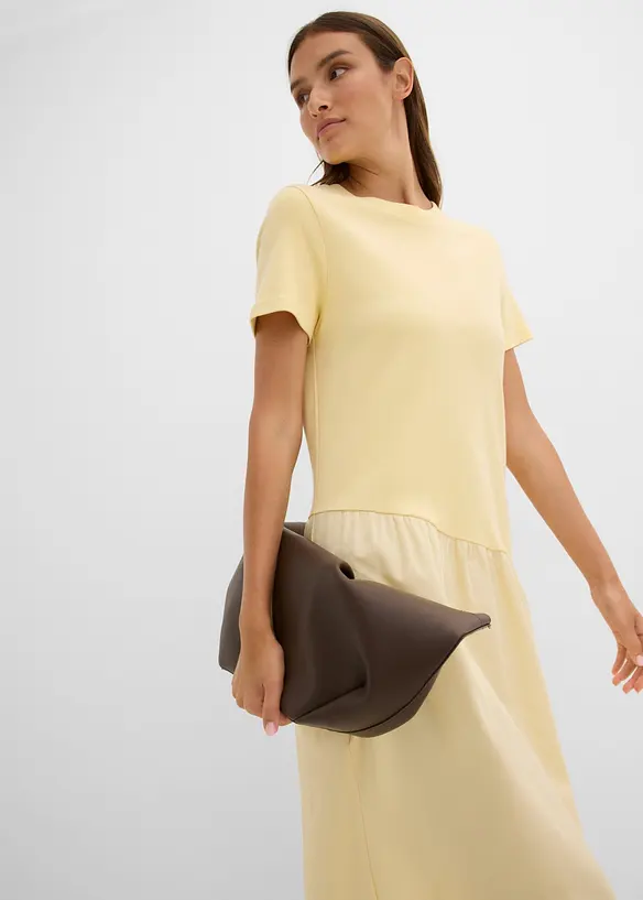 Robe bi-mati&egrave;re, bonprix