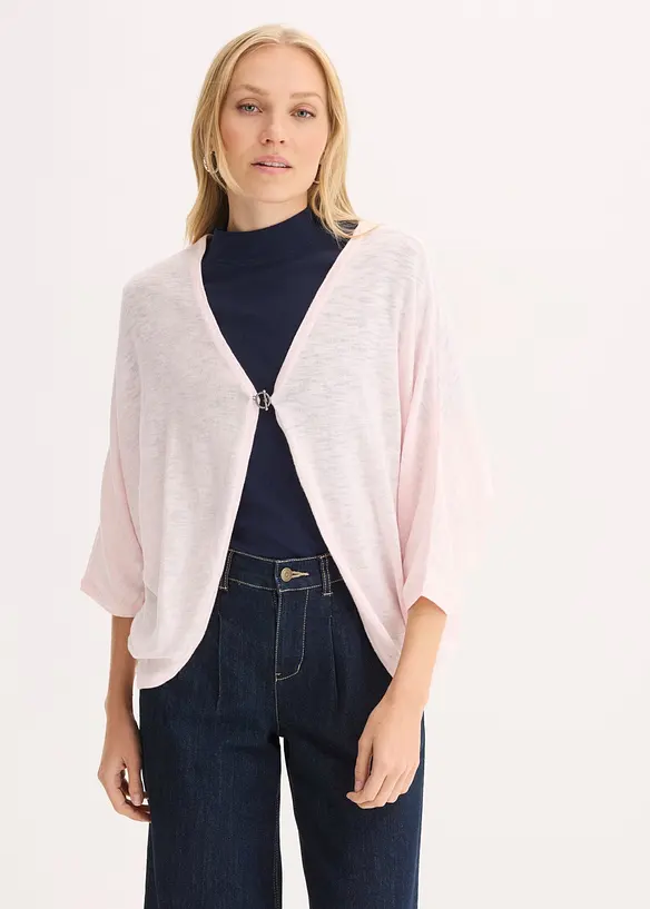 Feinstrickjacke aus reiner Baumwolle, bonprix
