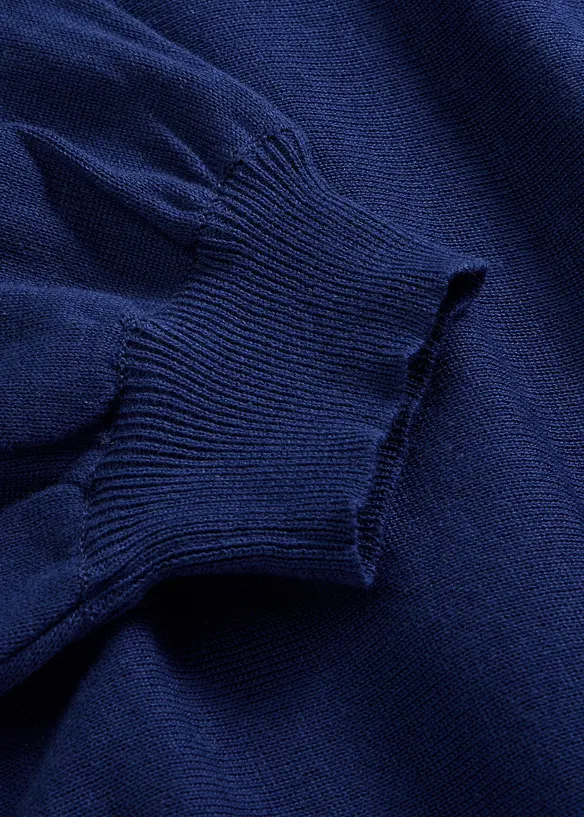 Pull en fine maille de coton m&eacute;lang&eacute;, bonprix