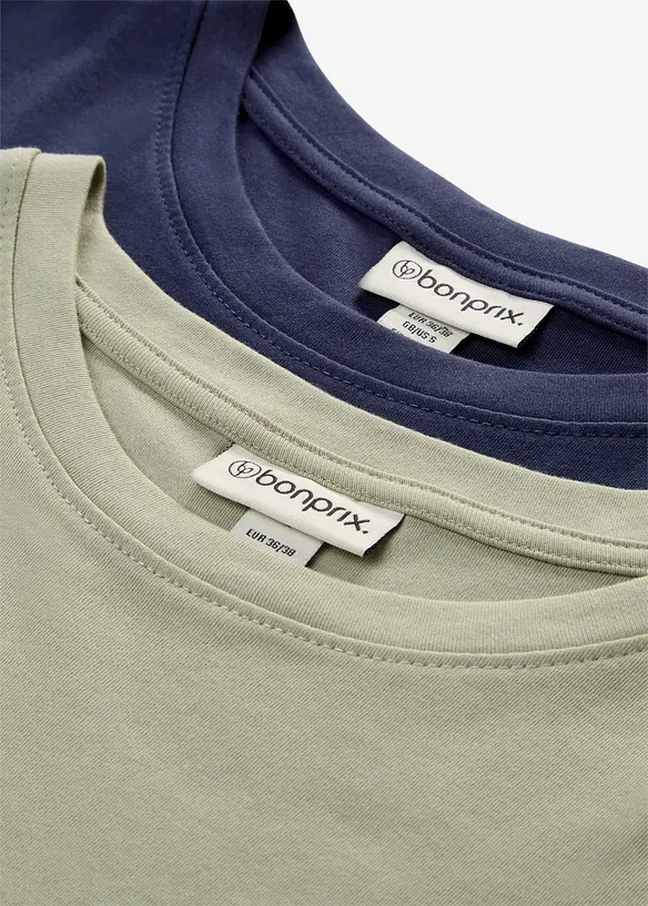 Lot de 2 robes T-shirt, bonprix