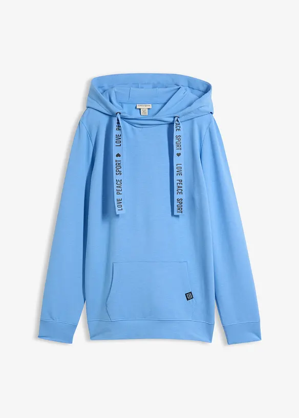 Sweat &agrave; capuche doux, bonprix